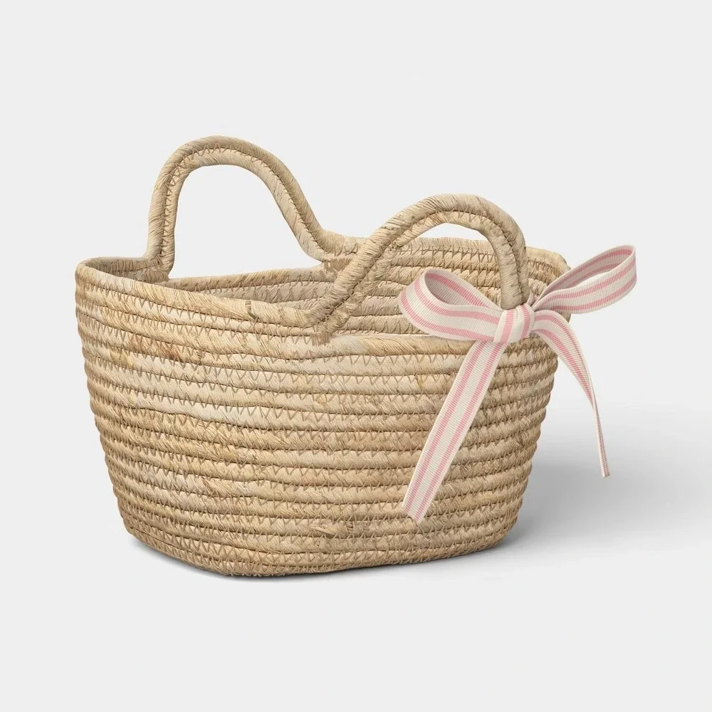 Natural Seagrass Woven Gifting Basket with Handles - Threshold, Target
